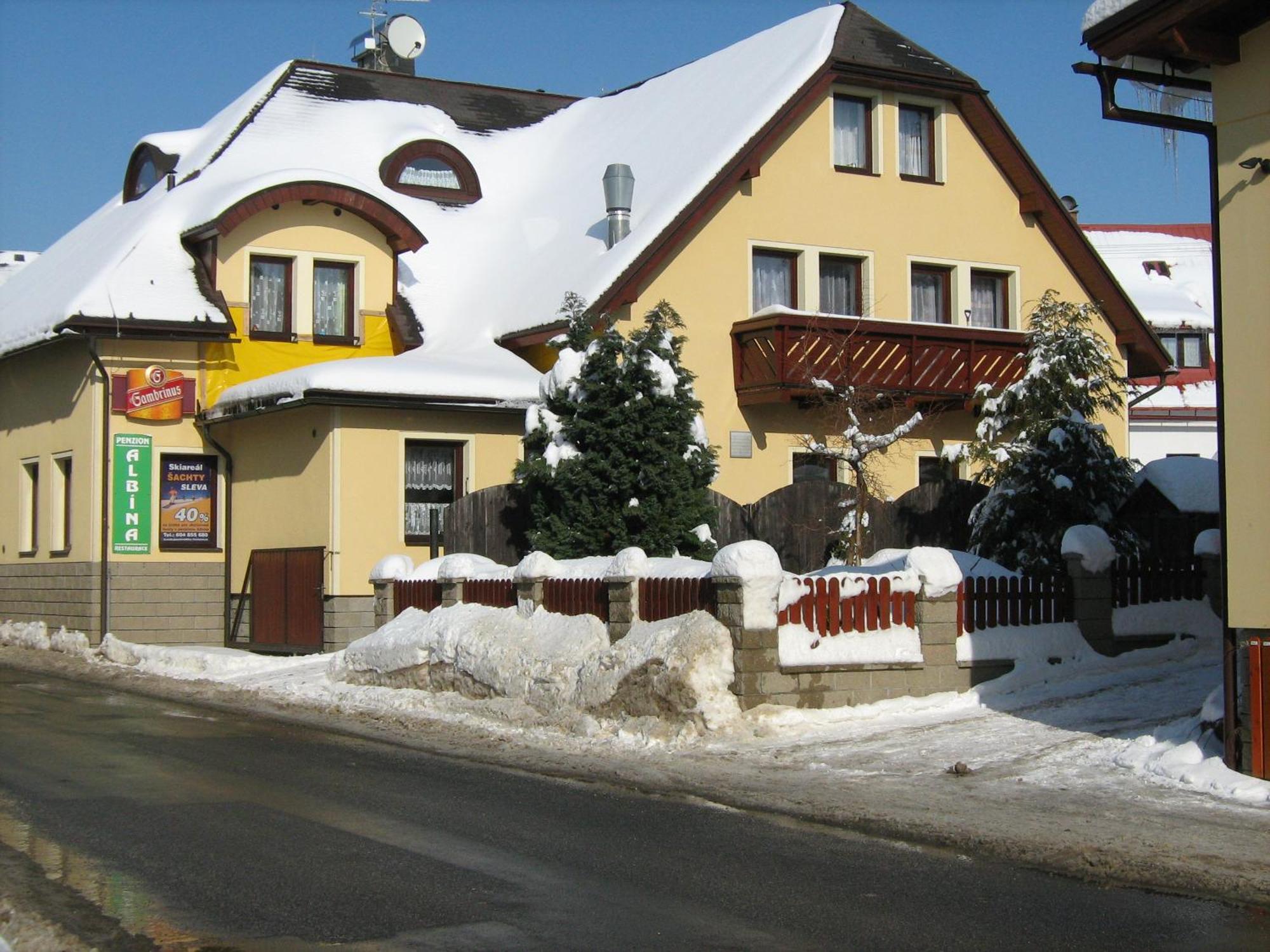 Penzion Albína - Restaurace Vysoké nad Jizerou Exterior foto